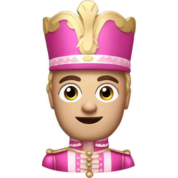 Pink nutcracker  emoji