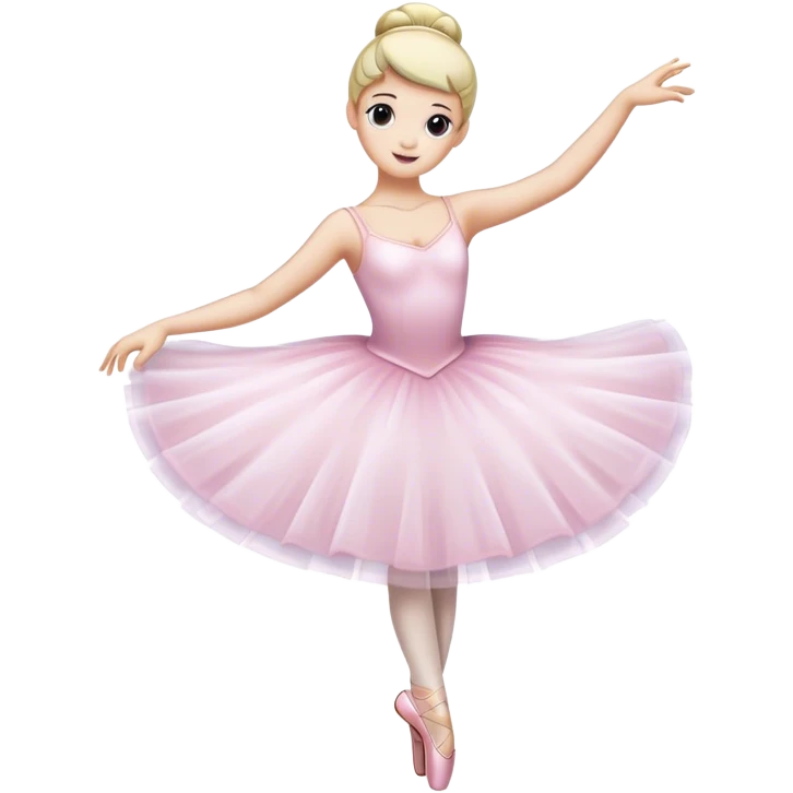 Snapchat ghost as a ballerina  emoji