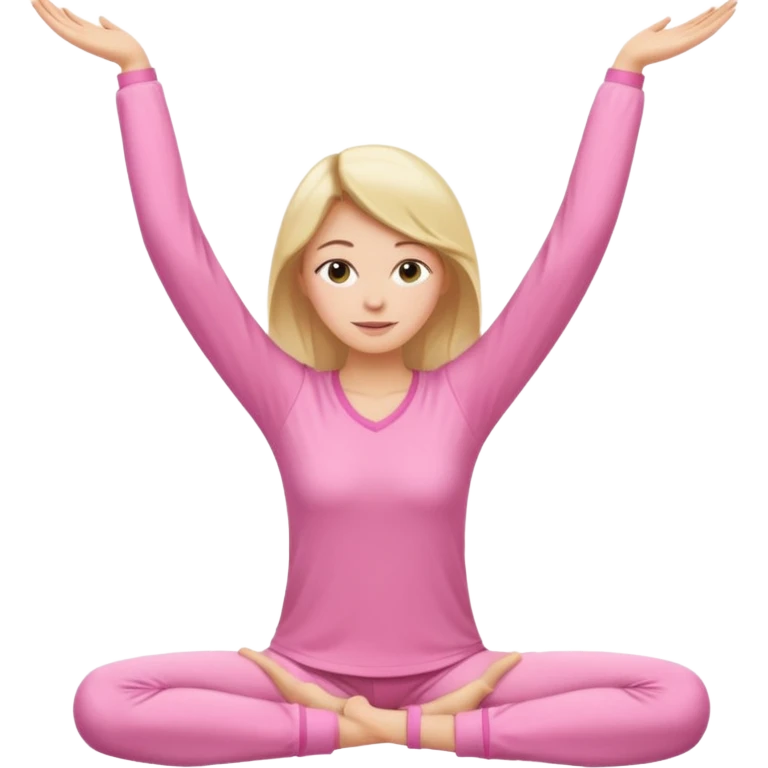 {
      "type": "human",
      "look": "pink pyjama lady, long sleeves, stretching arms",
    } emoji