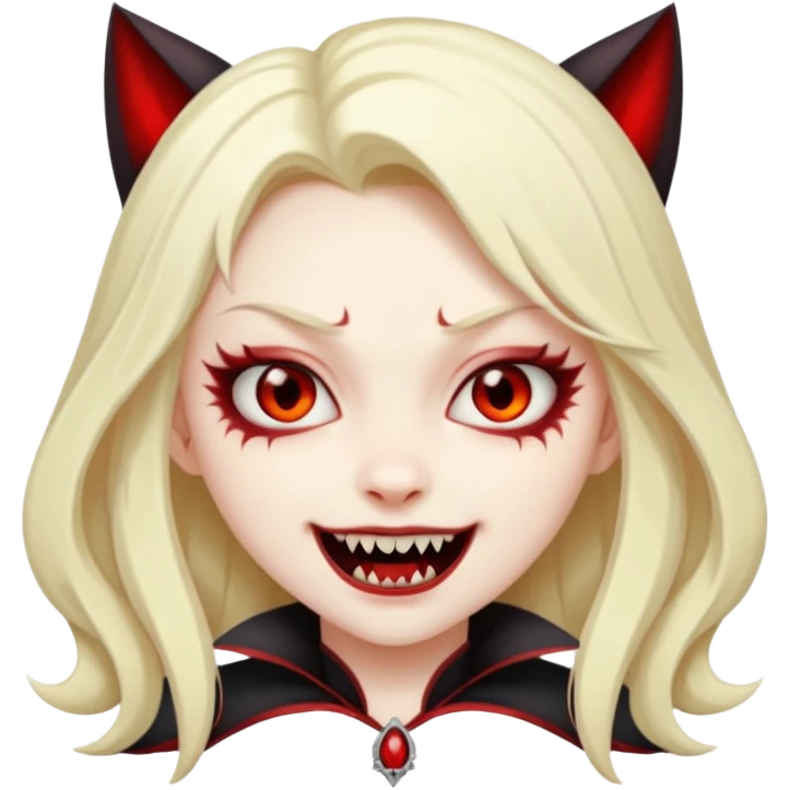 neko-girl vampire emoji