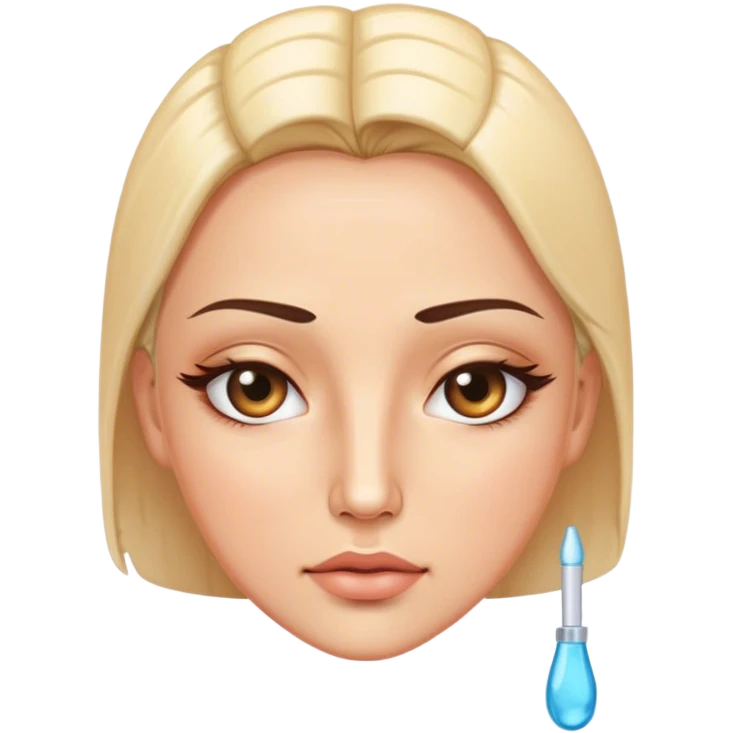 Sigma face with botox emoji