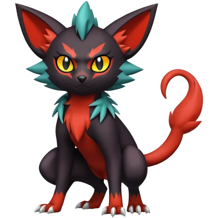 Noivern-Litten-Zorua full body emoji