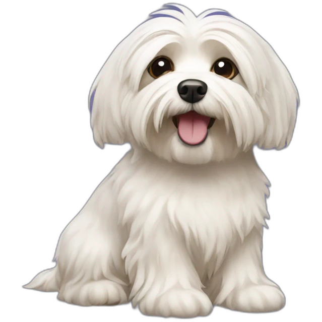 Havanese dog emoji