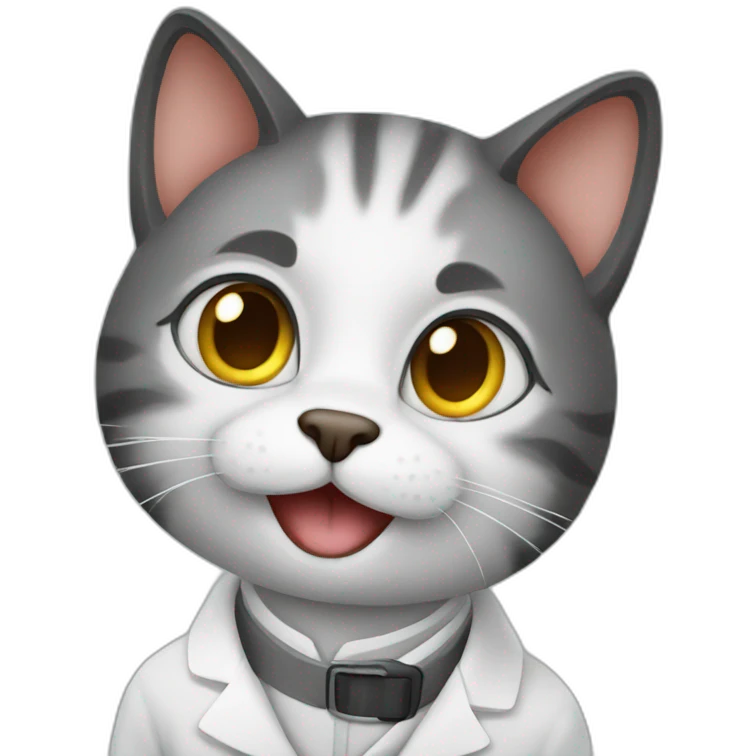 scientists cat emoji