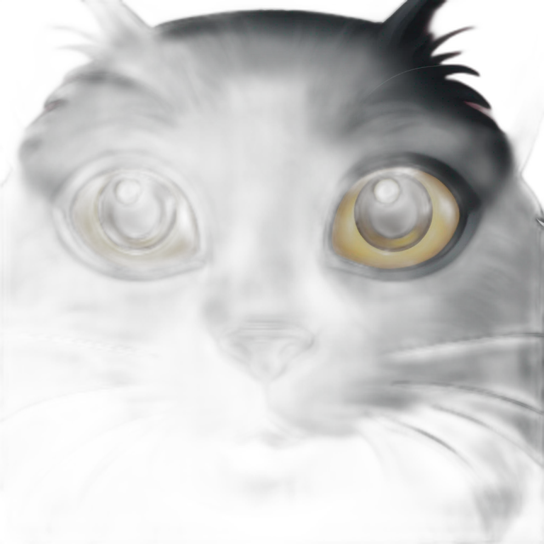 black fold cat emoji