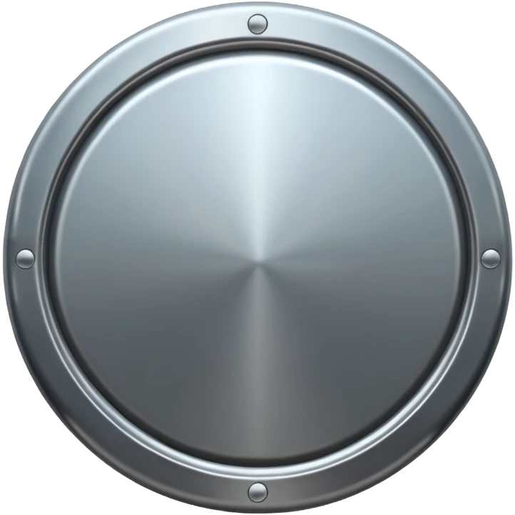 shiny steel shield emoji