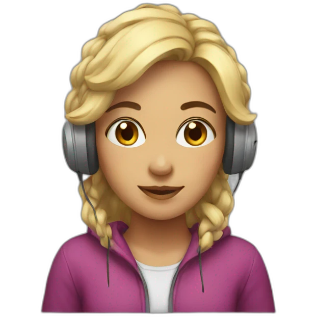 Cozy-gamer-woman emoji