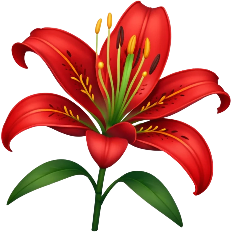 lirio vermelho emoji