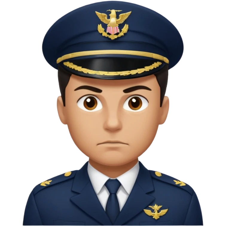 powerful pumped-up fighter of the navy emoji