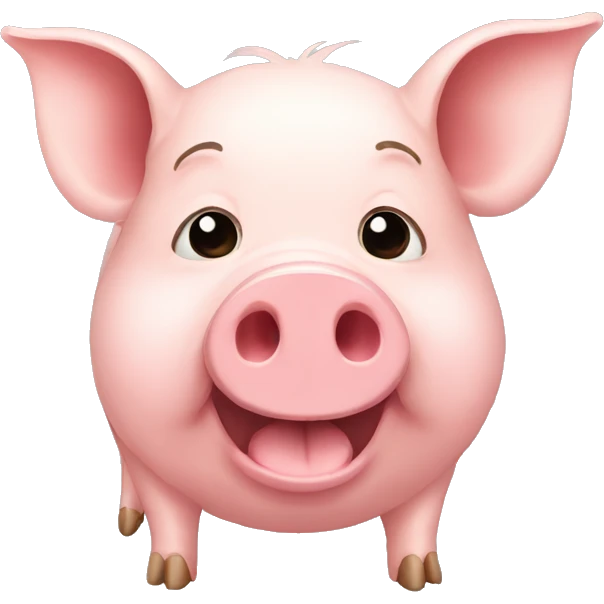 pig yellow emoji