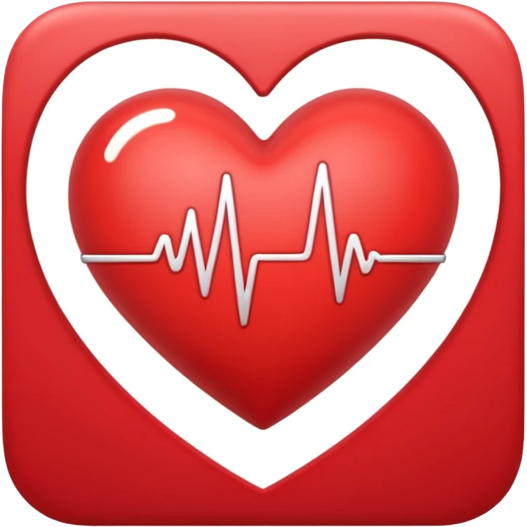 heart with a heartbeat line emoji
