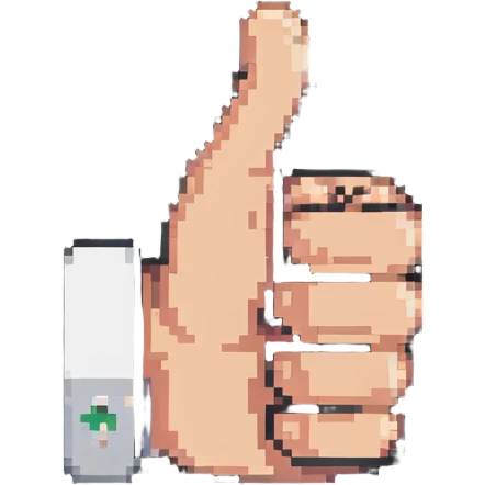 thumbs up classic look emoji