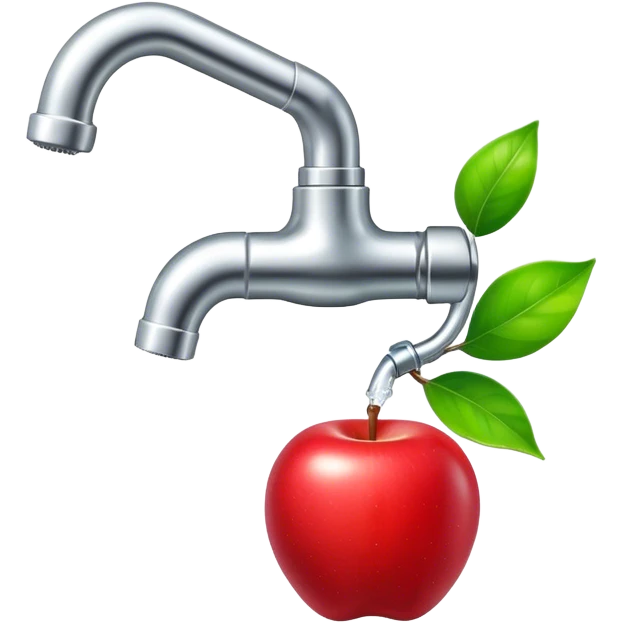 Water faucet Apple emoji