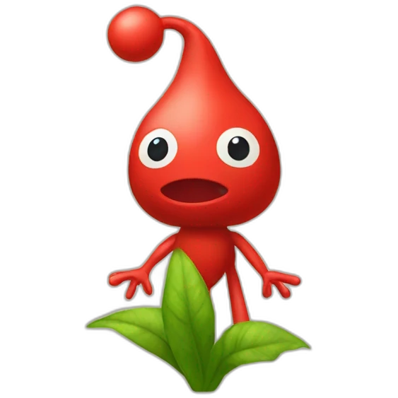 red pikmin emoji