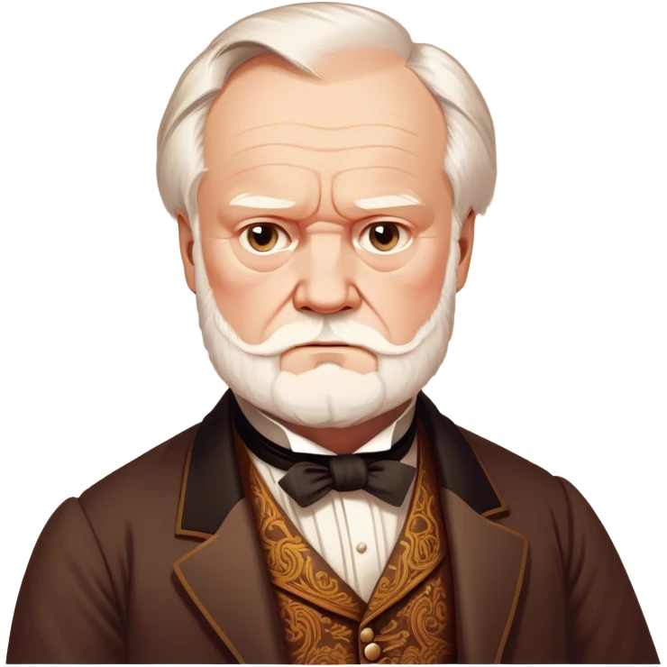 Cinematic Realistic portrait of Victor Hugo, shown as an iconic writer with intense, thoughtful eyes and richly detailed 19th‑century attire, rendered in warm, literary lighting that captures his creative spirit emoji