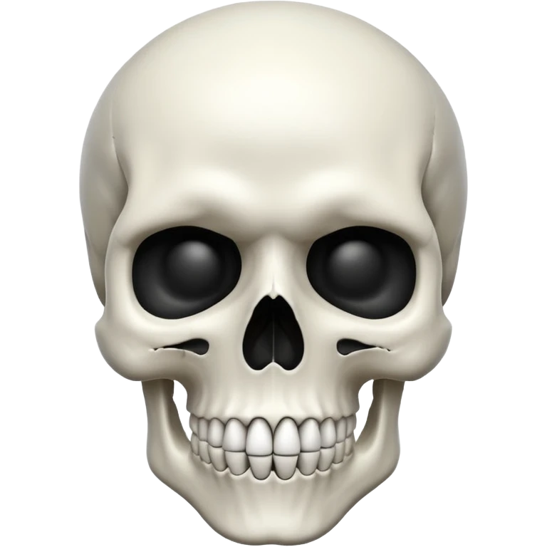 Create a skull ☠️ but without the crossbones emoji