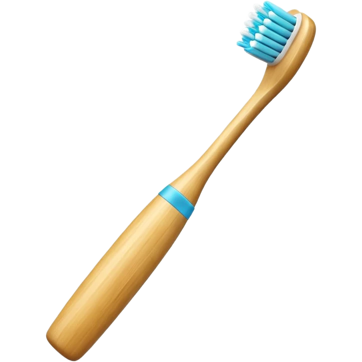 Bamboo toothbrush emoji