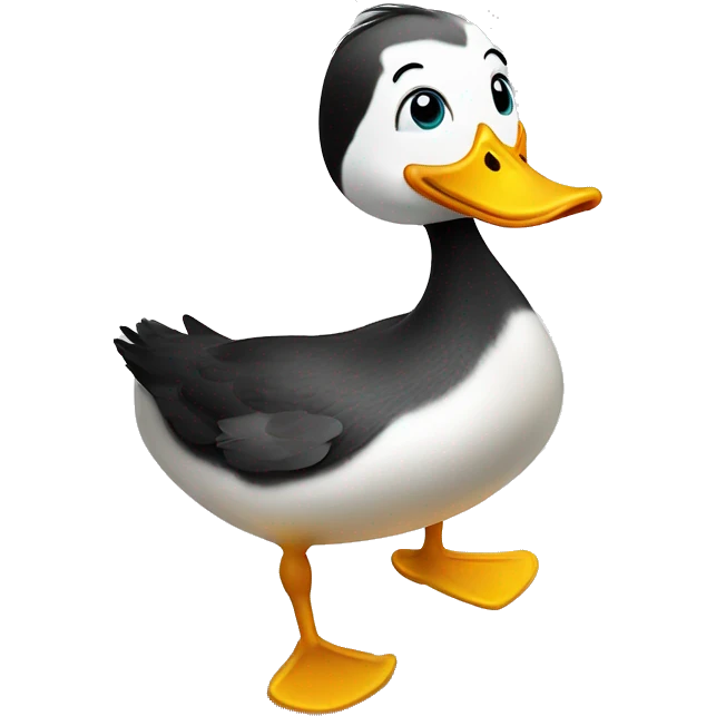 Tap dancing duck emoji