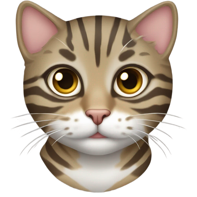 Exotic short hair tabby cat emoji