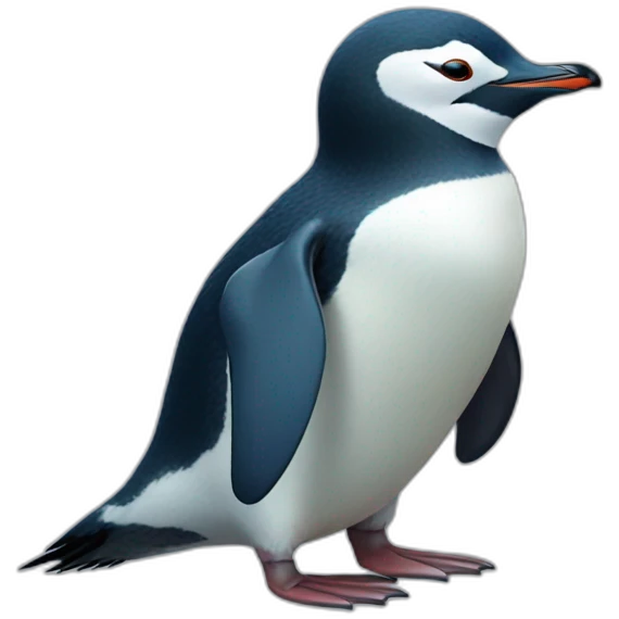kawaï blue penguin emoji