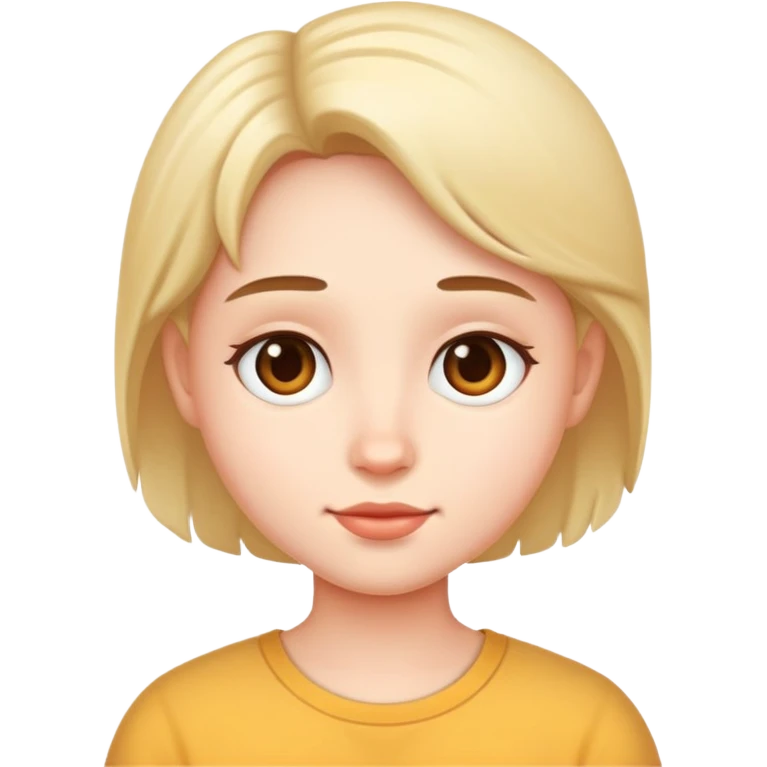 white cute emoji