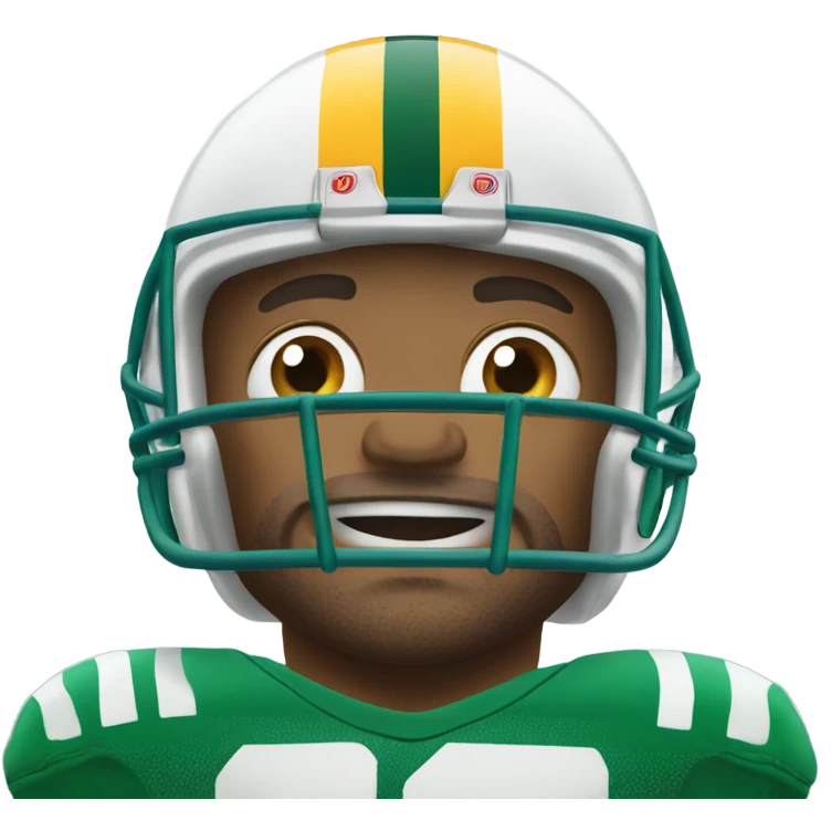 Missing a football field goal emoji