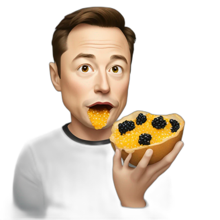 elon-musk-eating-caviar emoji