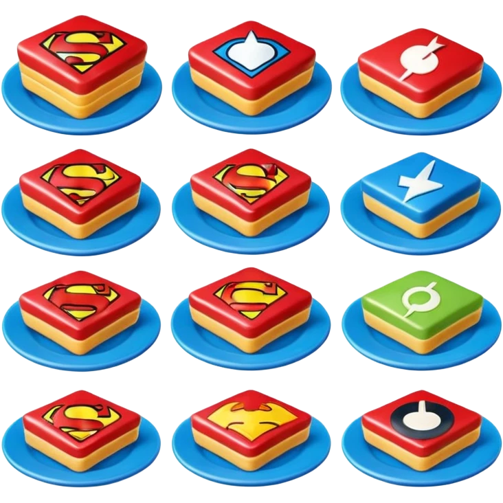 superhero food emoji