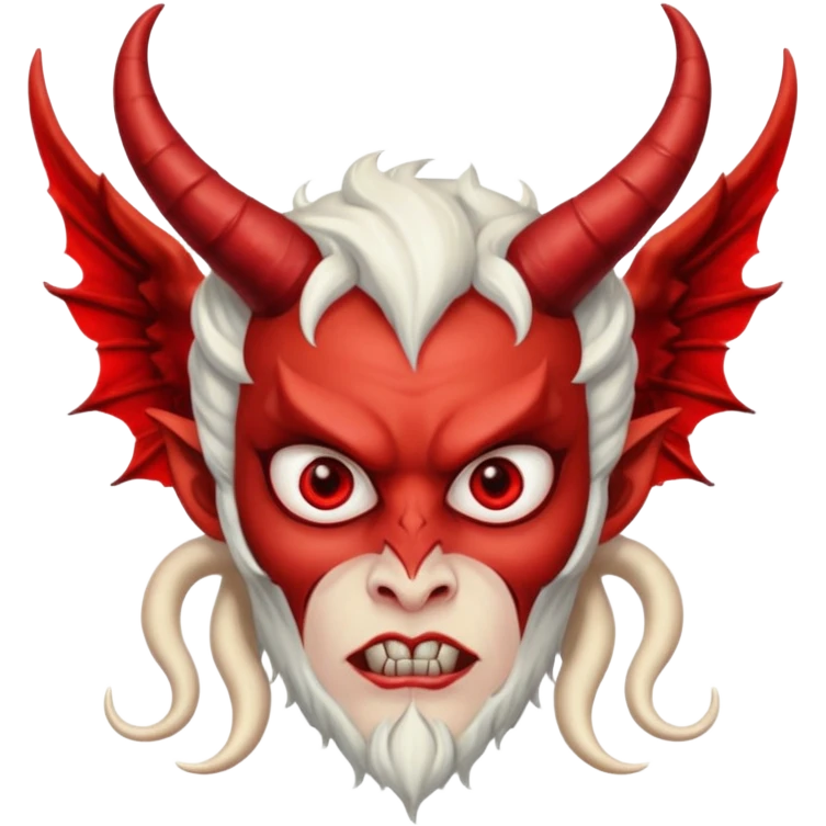 Biblically accurate Angel seraphim make a devil  emoji