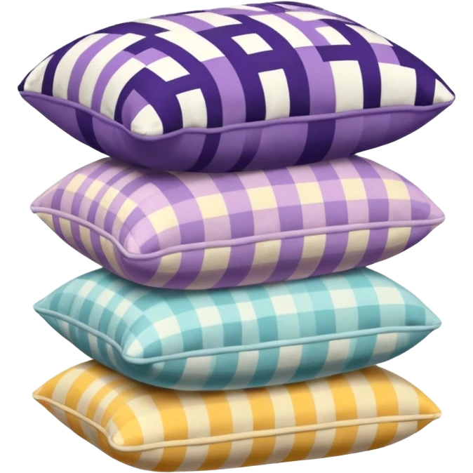 3 aesthetic pillow stack emoji