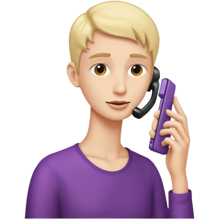 Long long neck queer on phone  emoji