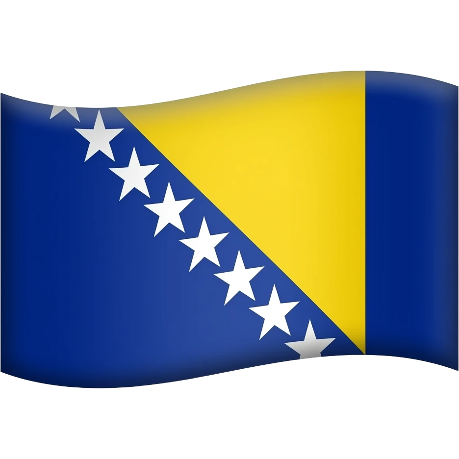Bosnia Herzegovina old flag emoji emoji