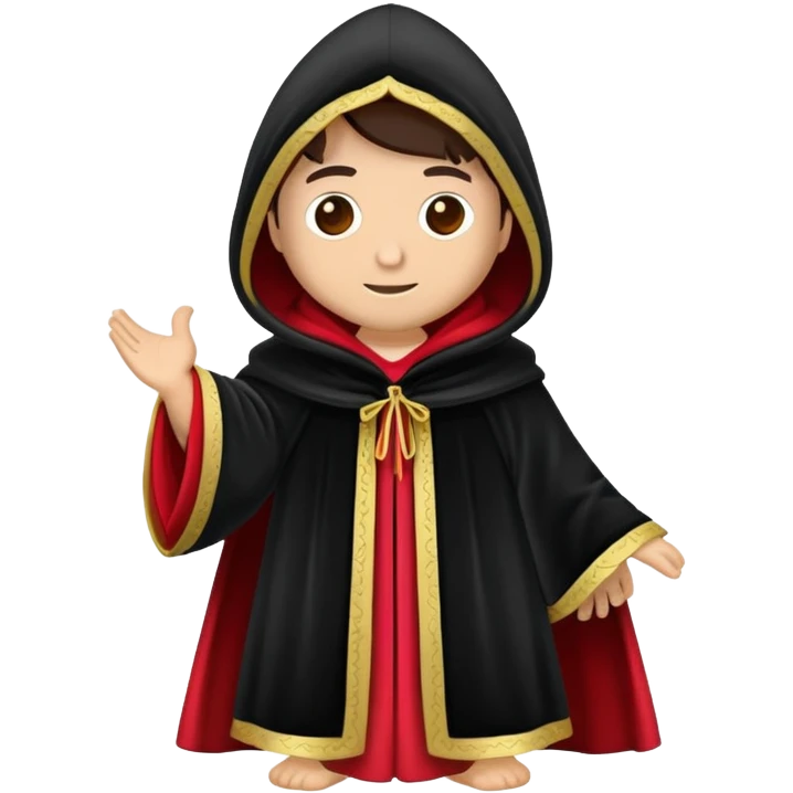 Make a Spanish Capirote with the suits they wear during Holy Week emoji