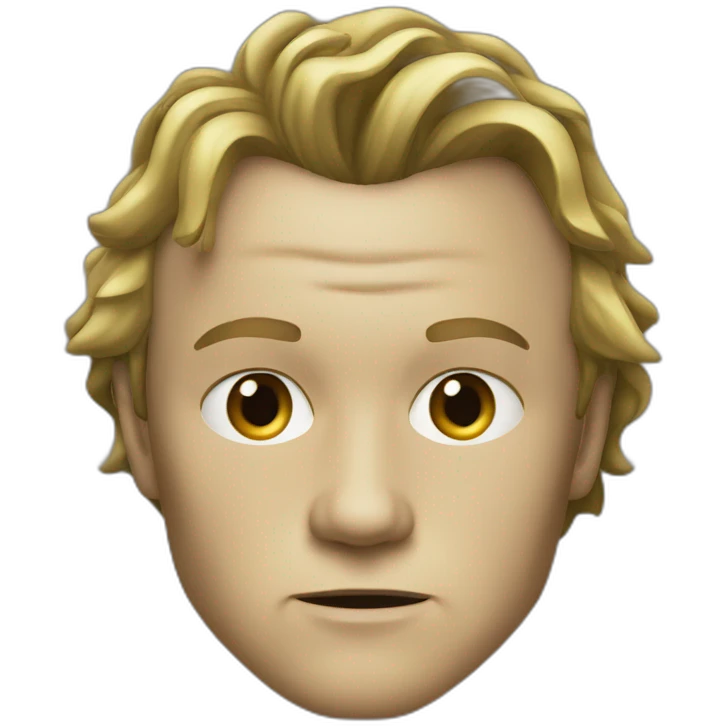 actor heath ledger serious emoji