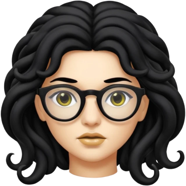 Medusa Versace with glasses  emoji