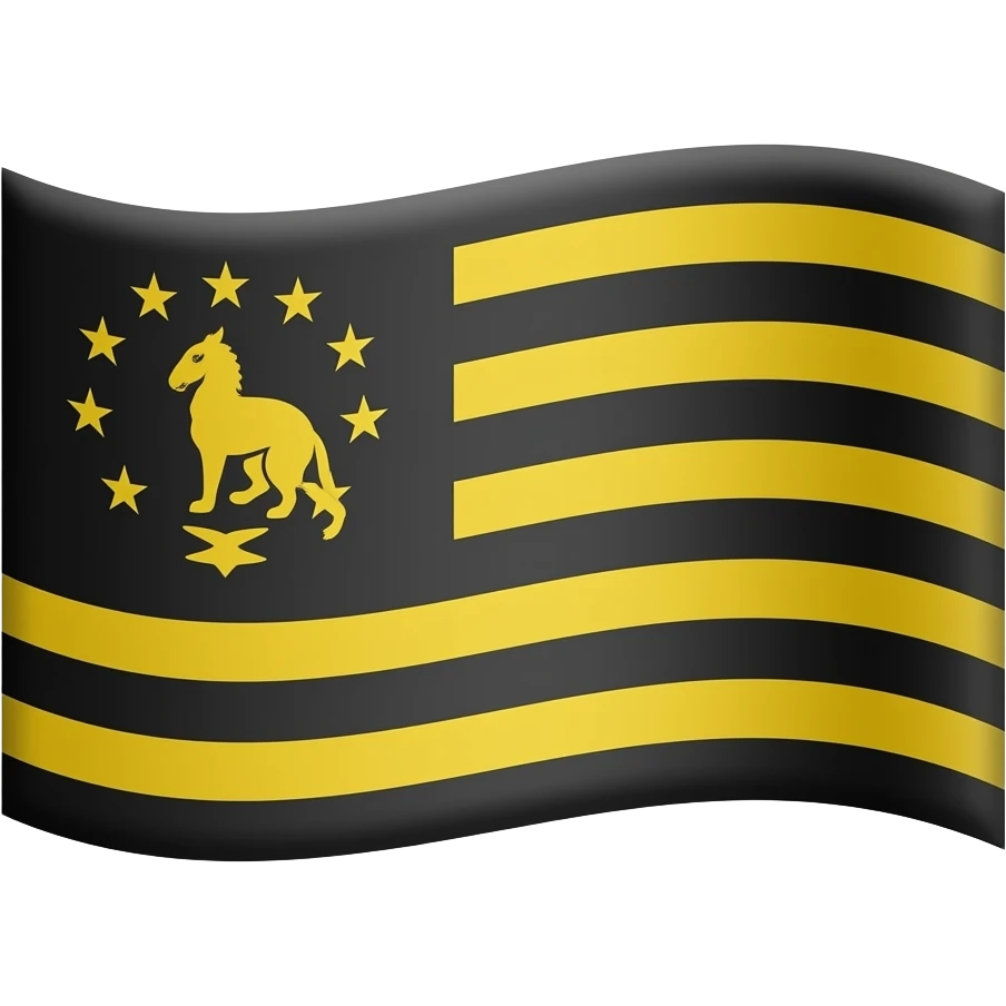 The African American flag specifically not the regular American flags the black red and gold one in the size of all of the other flags emoji