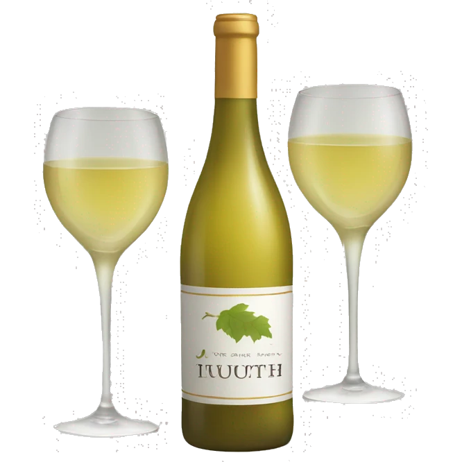 White wine  emoji