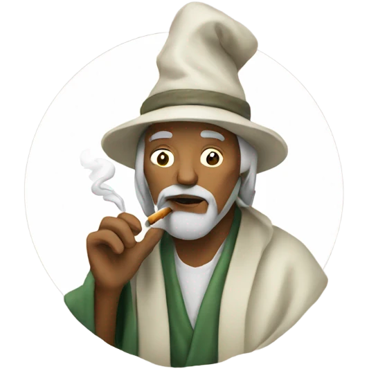 Sage smoking emoji