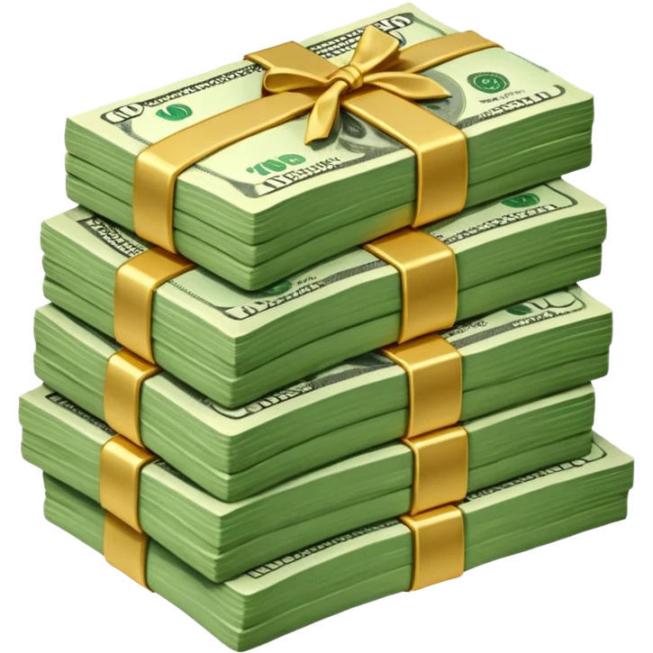 GIGANTIC STACK OF MONEY emoji