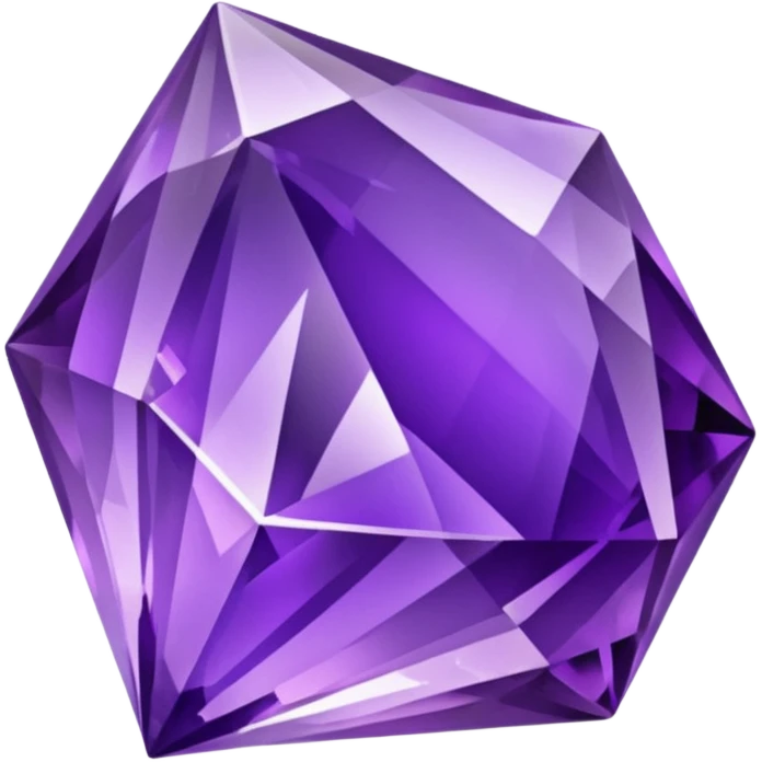 Purple amethyst crystal emoji