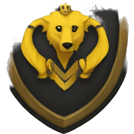 Hufflepuff crest emoji