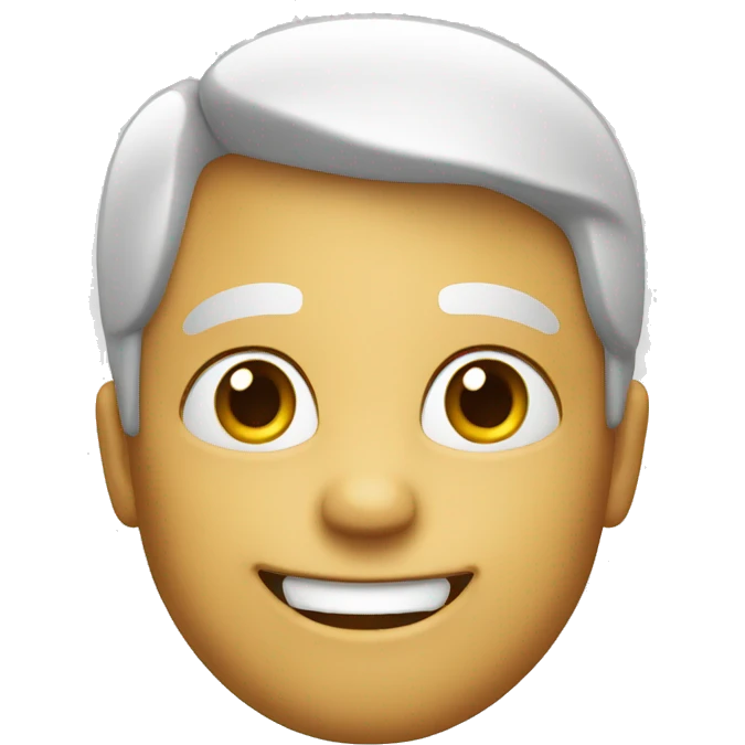 Happy face emoji