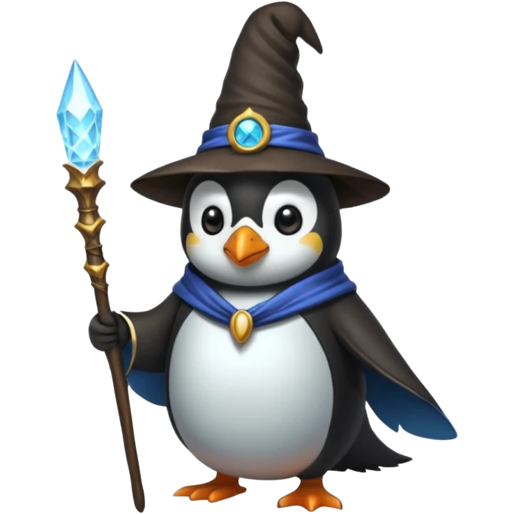 Penguin Wizard emoji