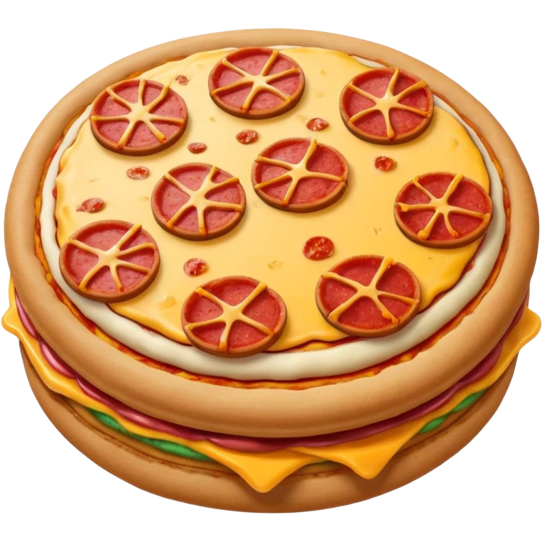 Pizza macaron emoji