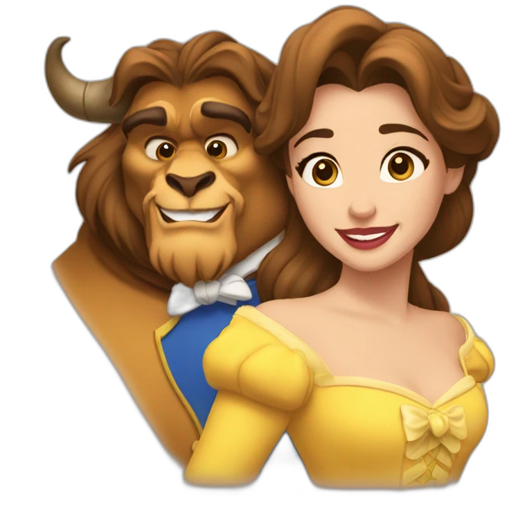 Beauty and the beast  emoji