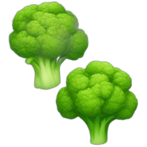 broccoli and cauliflower emoji