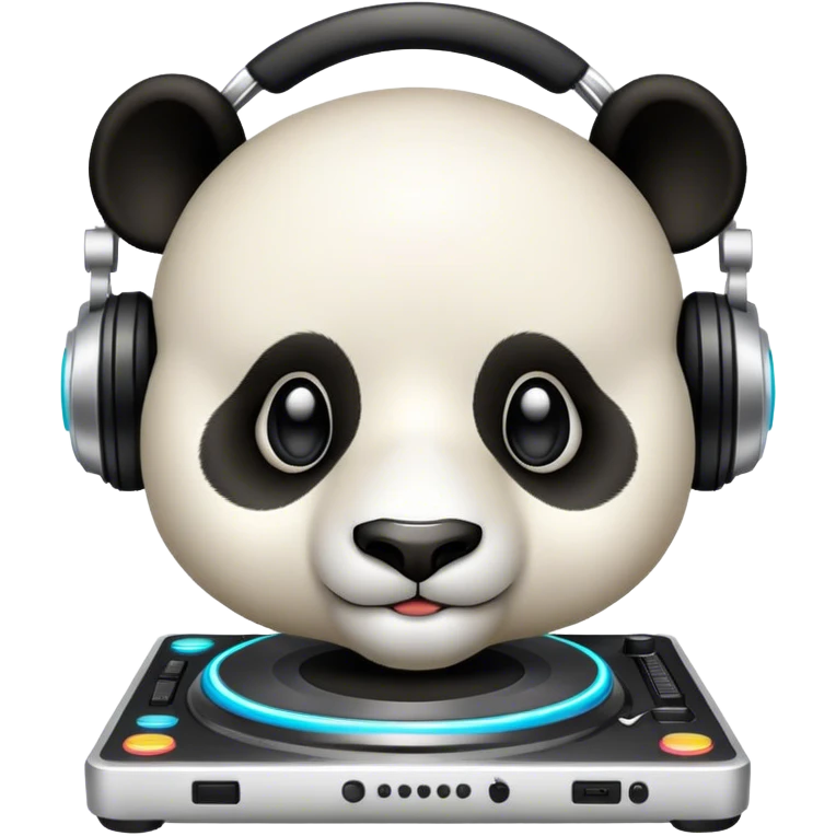 dj panda emoji