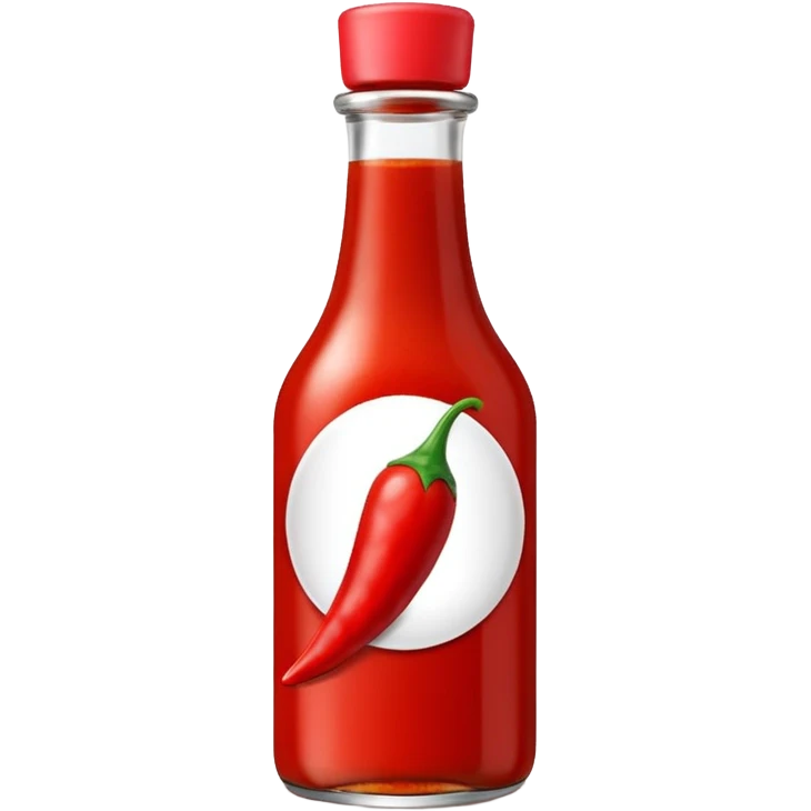 thai chilli sauce bottle emoji