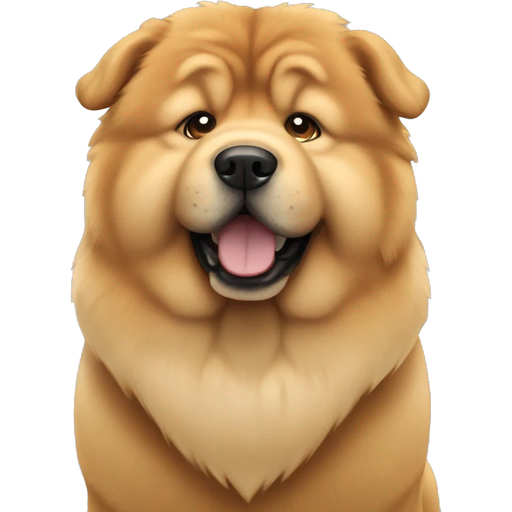Dog chow chow  emoji