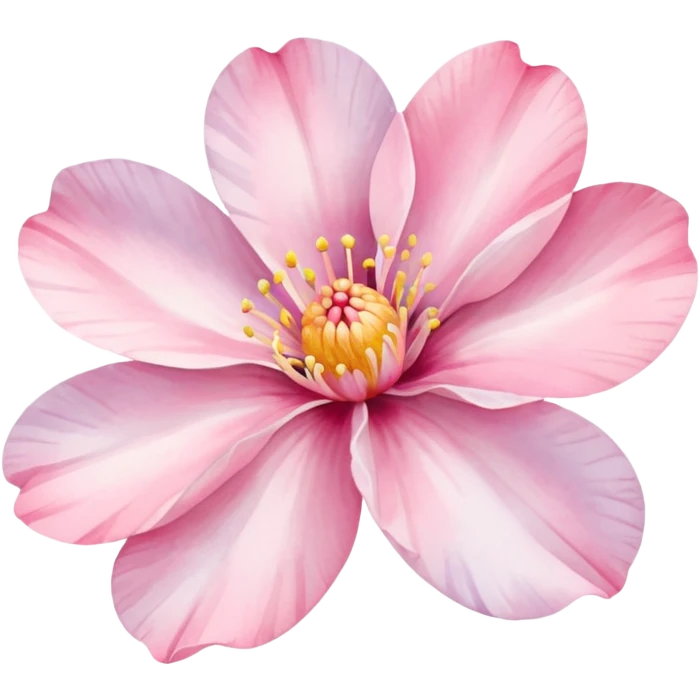 Pink Pastel Flower emoji